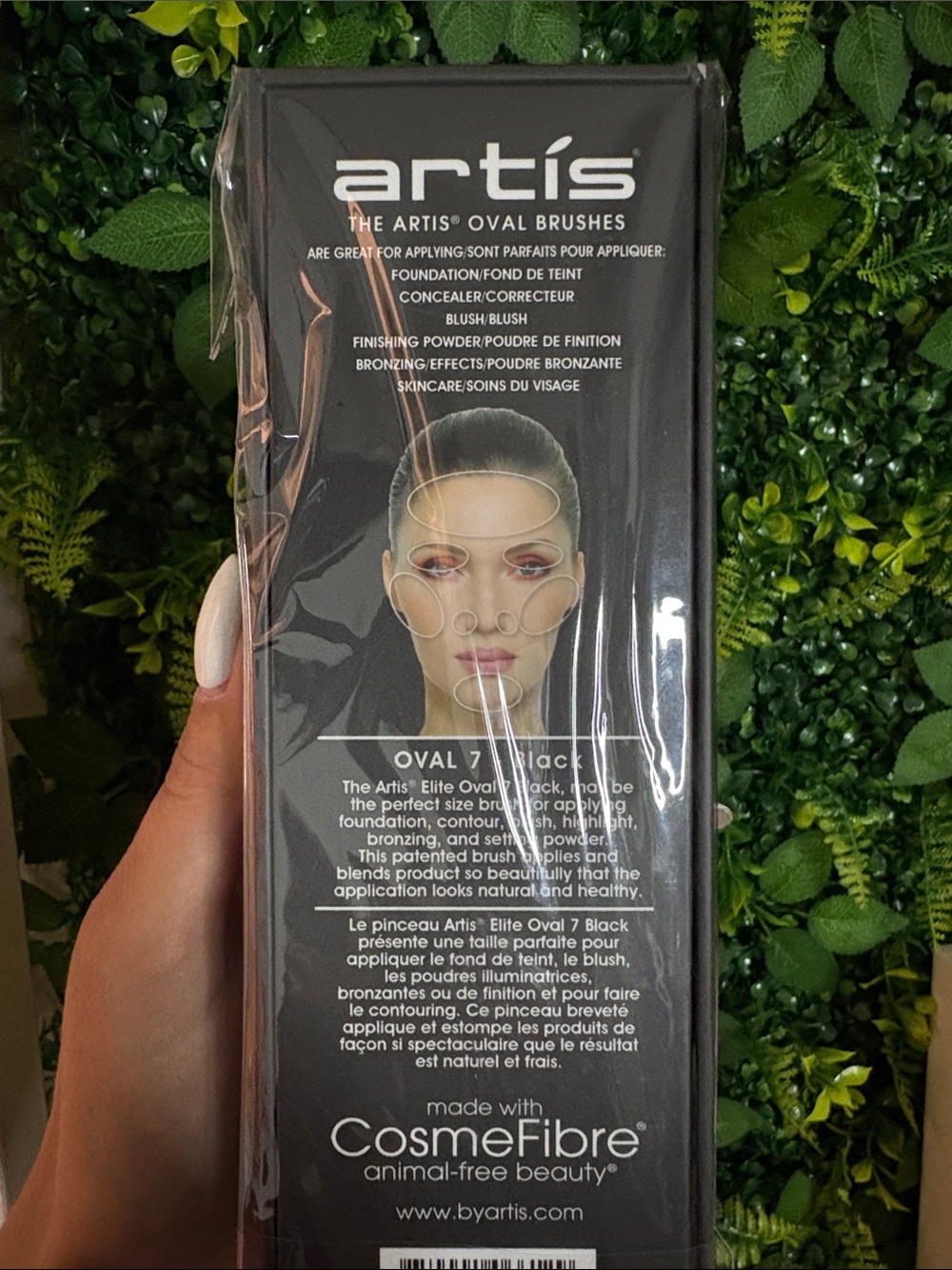artis Elite Black Oval 7 Makeup Brush - Picture 6 of 6